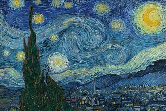 『星月夜』の絵柄