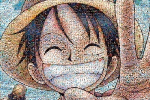 『ワンピース モザイクアート』の絵柄