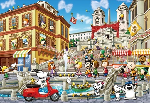 『スヌーピー イン ローマ』の絵柄