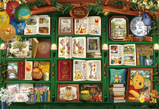 『Bookshelf/Winnie the Pooh(ブックシェルフ/くまのプーさん)』の絵柄