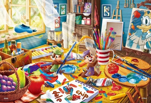 『Chip ’n’ Dale -Colorful Panic!-(チップとデール -カラフルパニック!-』の絵柄