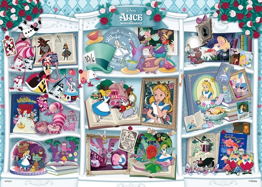 『Bookshelf/Alice in Wonderland(ブックシェルフ/ふしぎの国のアリス)』の絵柄
