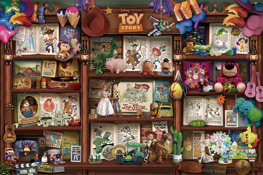 『Bookshelf/Toy Story(ブックシェルフ/トイ・ストーリー)』の絵柄