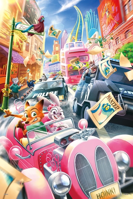 『Zootopia2 -Chase Down!-(ズートピア2 -チェイスダウン!-)』の絵柄