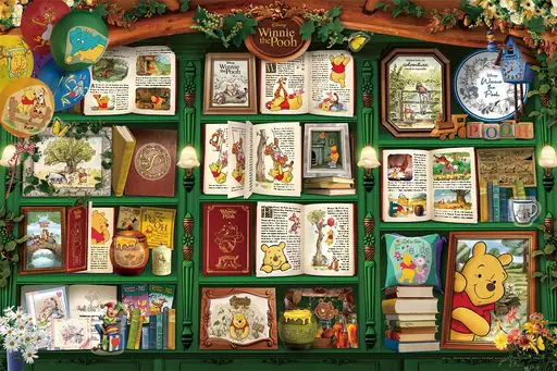『Bookshelf/Winnie the Pooh(ブックシェルフ/くまのプーさん)』の絵柄