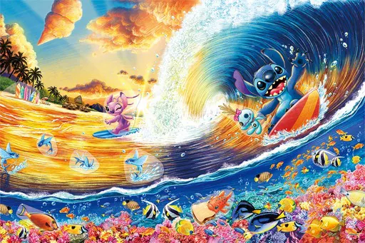 『Stitch -Sunset Surfing-(スティッチ -サンセットサーフィン-)』の絵柄