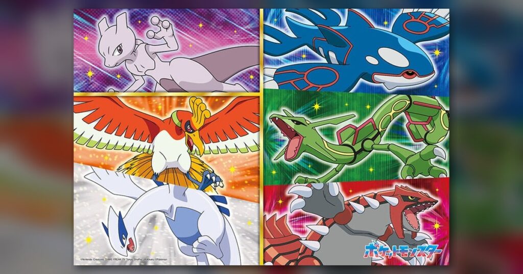 『伝説のポケモン大集合！カントー地方・ジョウト地方・ホウエン地方編』100ピース（ビバリー）