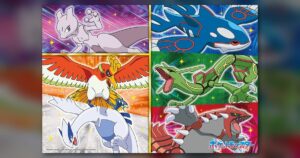 『伝説のポケモン大集合!カントー地方・ジョウト地方・ホウエン地方編』100ピース(ビバリー)