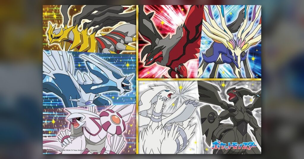 『伝説のポケモン大集合！シンオウ地方・イッシュ地方・カロス地方編』100ピース（ビバリー）