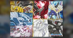 『伝説のポケモン大集合!シンオウ地方・イッシュ地方・カロス地方編』100ピース(ビバリー)