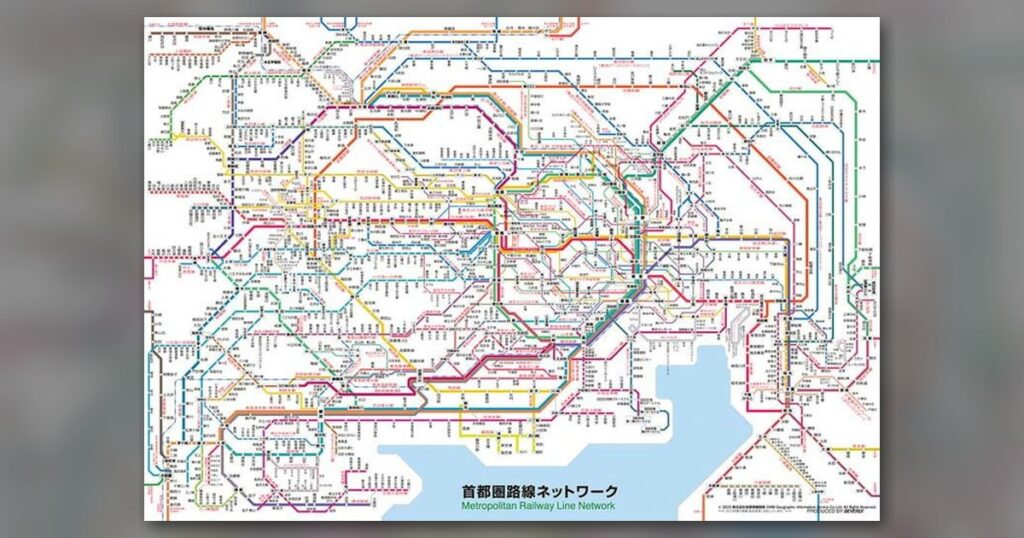 『首都圏路線ネットワーク』300ピース（ビバリー）