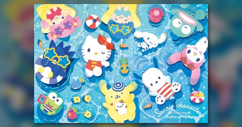『サンリオキャラクターズ サマーフローティング』300ピース（ビバリー）