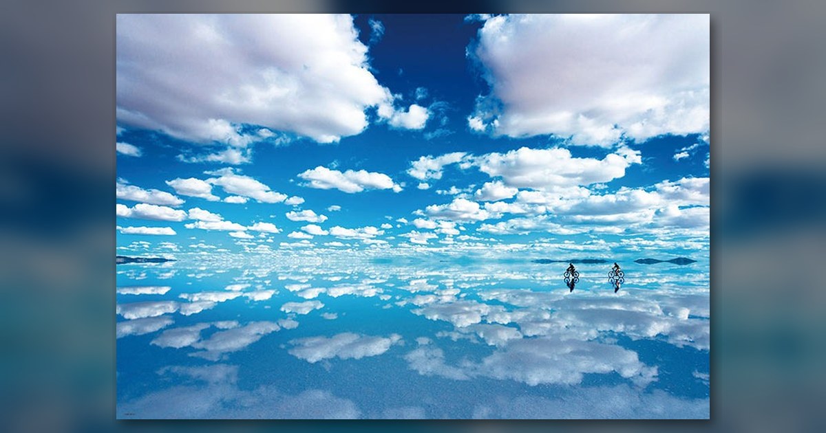 『ウユニ塩湖』の絵柄