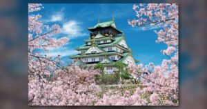 『大阪城 桜景』300ピース(ビバリー)