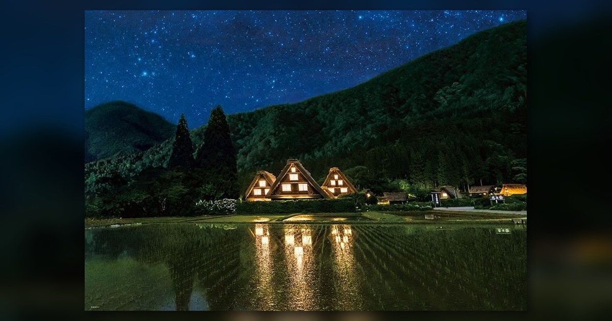 『星空の白川郷』1000ピース(ビバリー)