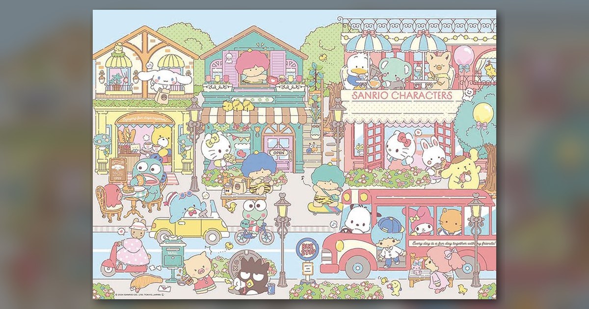 『サンリオキャラクターズ ハッピーマイタウン』の絵柄