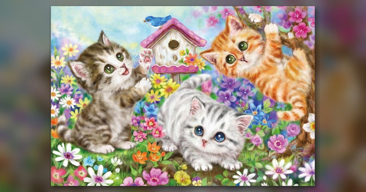 『いたずら子猫』の絵柄