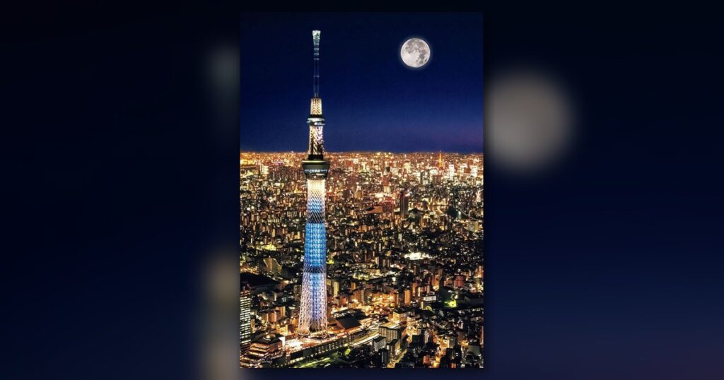 『東京スカイツリー ナイトビュー』300ピース（ビバリー）