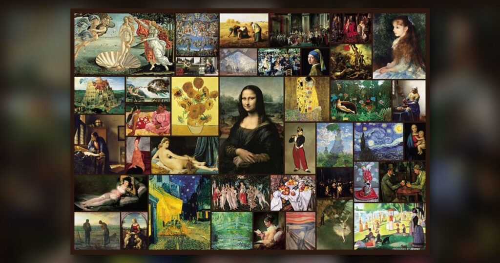 『名画セレクション 40』1000ピース（ビバリー）