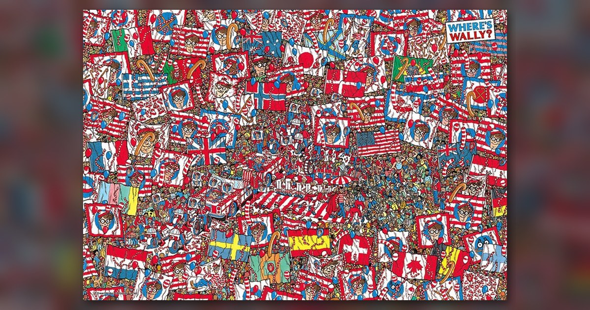 『Where's Wally? せいだいなパーティ』の絵柄