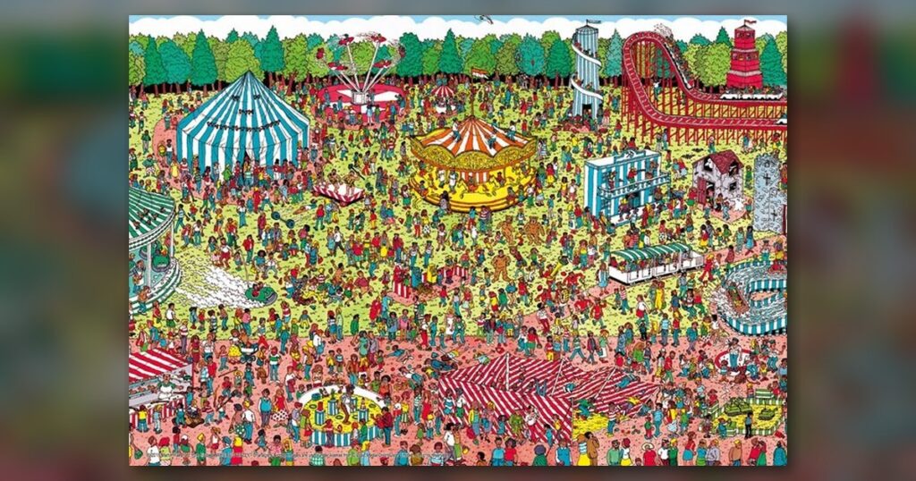 『Where's Wally? 休日の遊園地』1000ピース（ビバリー）