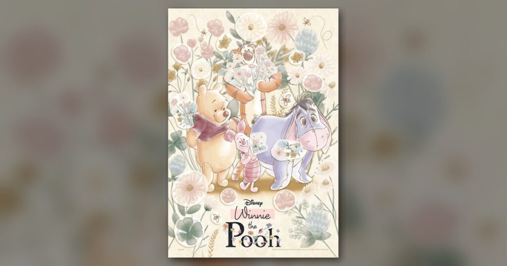 『Winnie the Pooh -In the Meadow Garden-(くまのプーさん)』300ピース（エポック社）