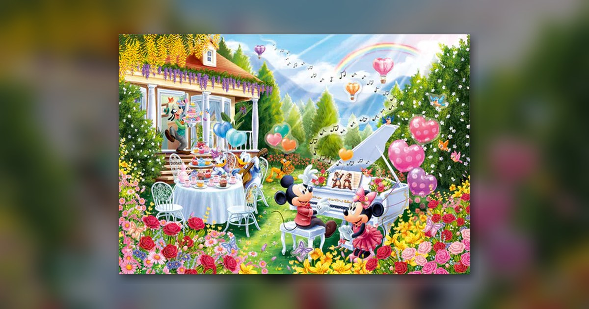 『Mickey & Friends -Melody of Love-(ミッキー&フレンズ -メロディオブラブ-)』300ピース(エポック社)
