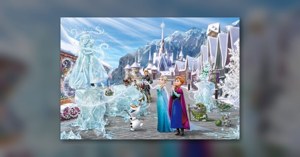 『Frozen -Elsa’s Frozen Surprise- (アナと雪の女王 -エルサズフローズンサプライズ-)』300ピース（エポック社）