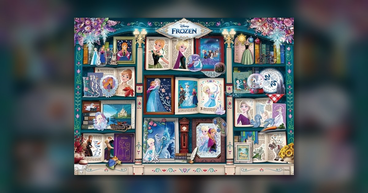 『Bookshelf / Frozen (ブックシェルフ / アナと雪の女王)』500ピース(エポック社)