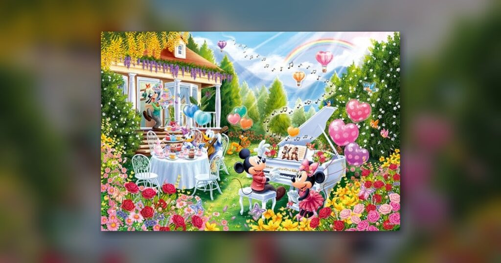 『Mickey&Friends Melody of Love(ミッキー&フレンズ メロディ オブ ラブ)』1000ピース（エポック社）