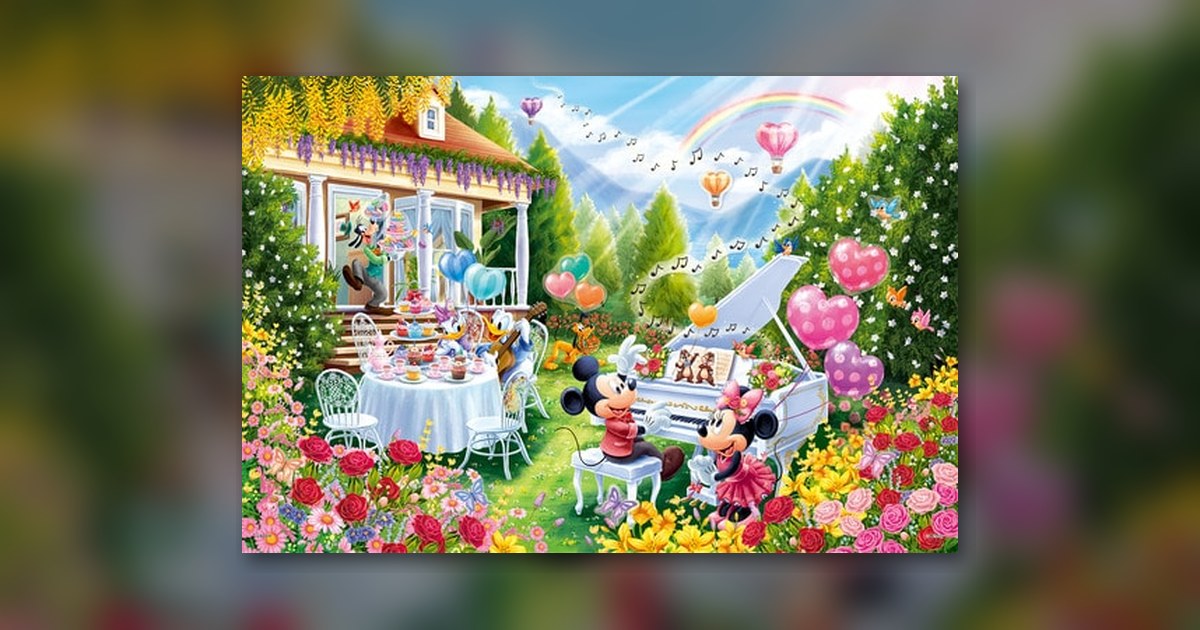 『Mickey&Friends Melody of Love(ミッキー&フレンズ メロディ オブ ラブ)』1000ピース(エポック社)