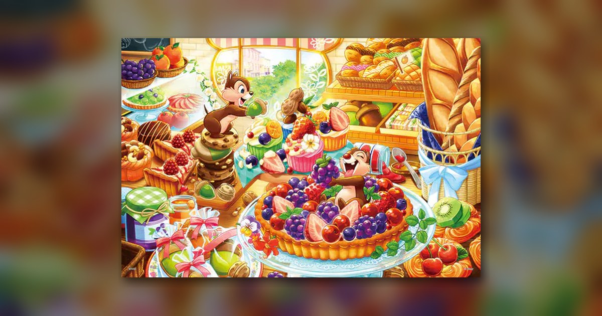 『Chip ’n Dale -Let’s make together!- (チップとデール -レッツメイクトゥギャザー-)』1000ピース(エポック社)