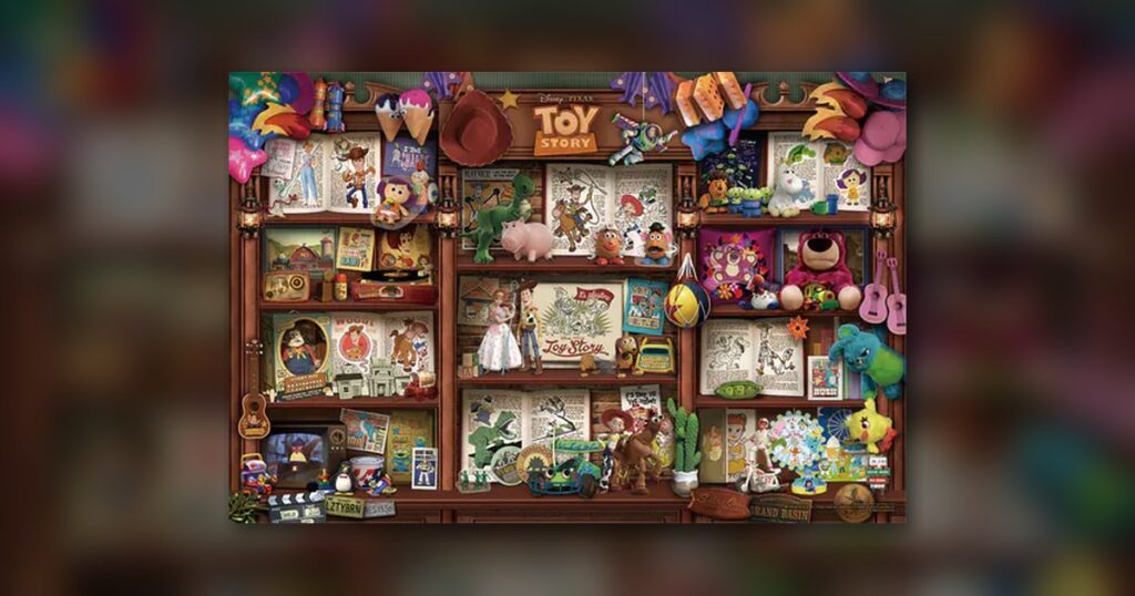 『Bookshelf/Toy Story(ブックシェルフ/トイ・ストーリー)』1000ピース（エポック社）
