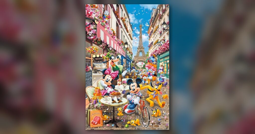 『Mickey＆Friends -Paris Journey-（ミッキー＆フレンズ-パリジャーニー-）』1000ピース（エポック社）