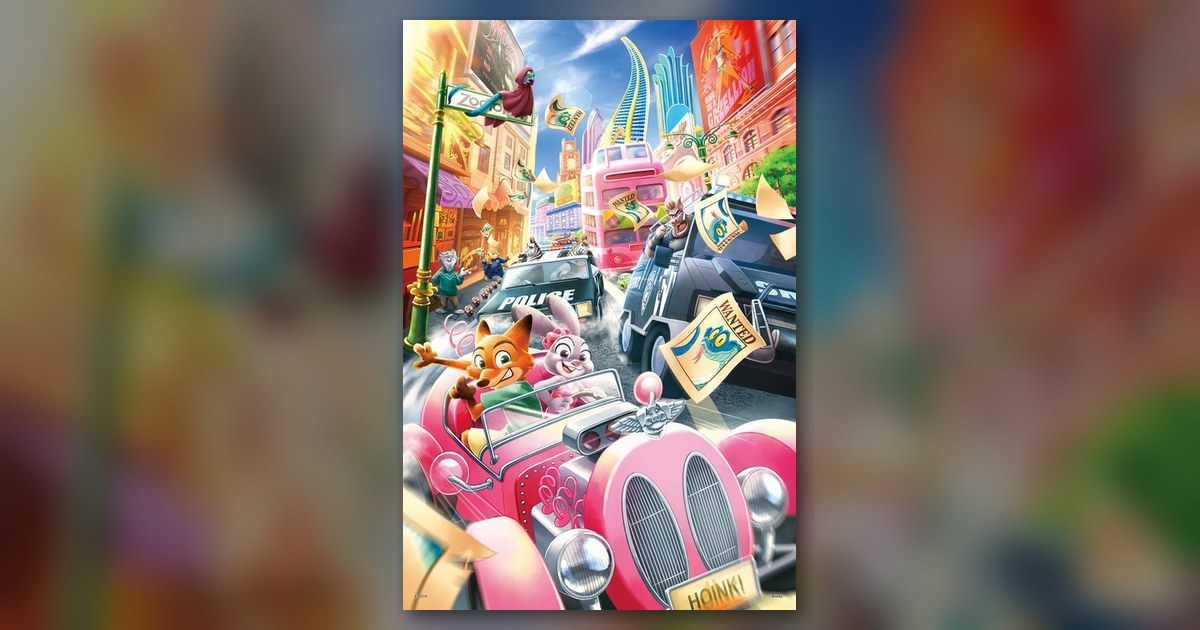 『Zootopia2 -Chase Down!-(ズートピア2 -チェイスダウン!-)』1000ピース(エポック社)
