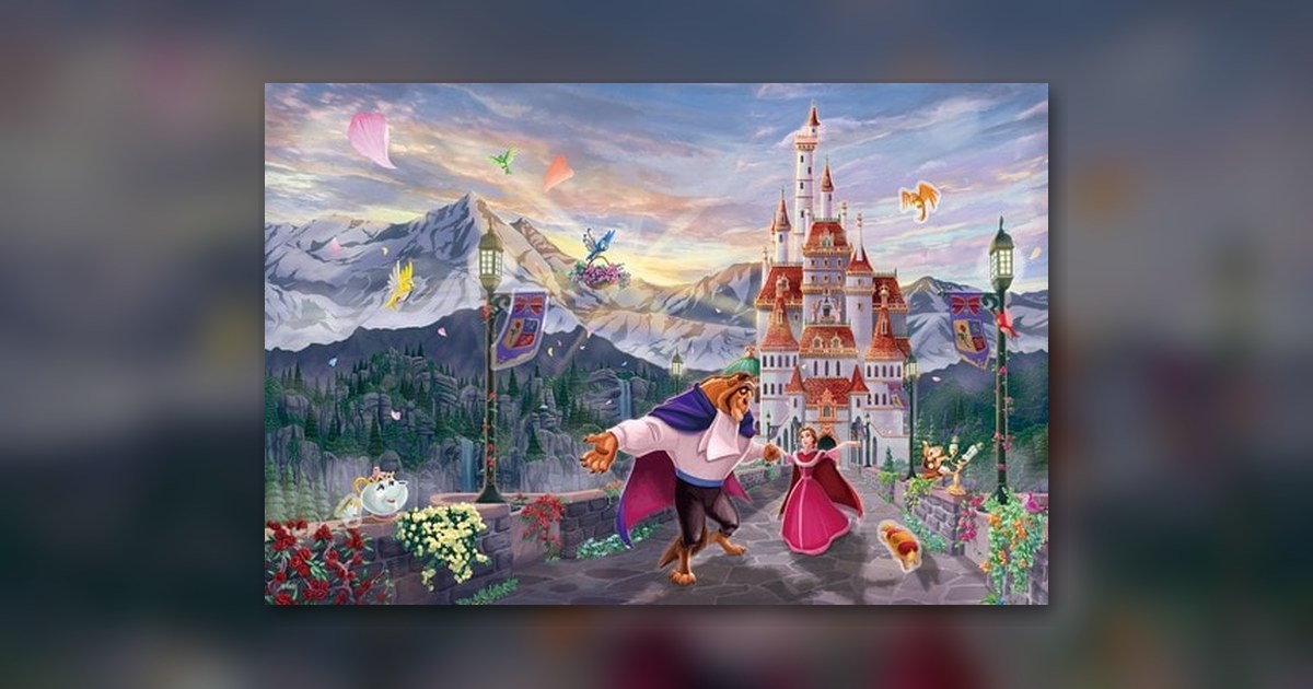 『Beauty and the Beast -Morning Waltz- (美女と野獣 -モーニングワルツ-)』1000ピース(エポック社)