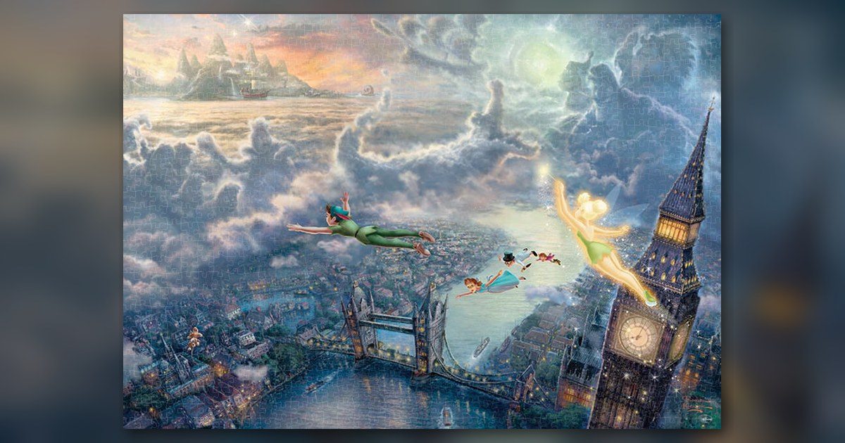 『Tinker Bell and Peter Pan Fly to Never Land』1000ピース（テンヨー）