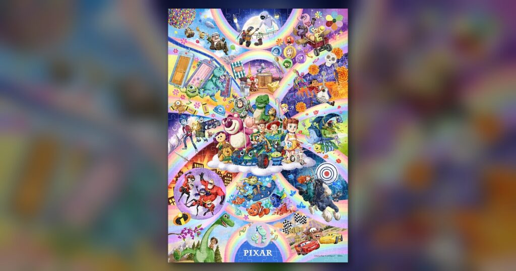 『Popping out! 〜ピクサー キャラクター 大集合〜』1000ピース（テンヨー）