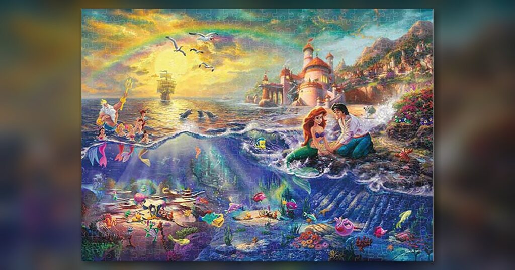 『The Little Mermaid』1000ピース（テンヨー）