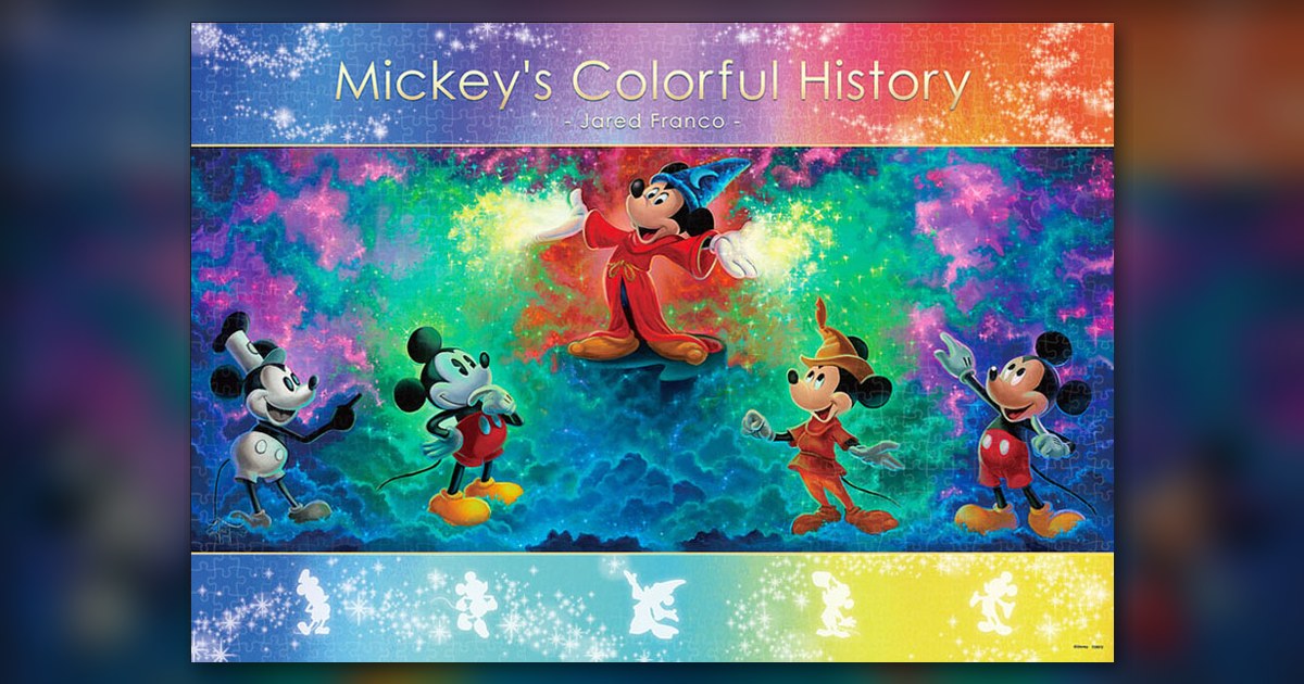 『Mickey’s Colorful History』1000ピース(テンヨー)