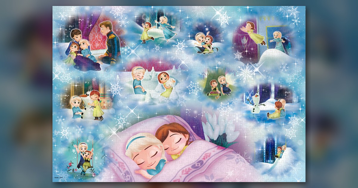 『夢でも一緒（アナと雪の女王）』1000ピース（テンヨー）