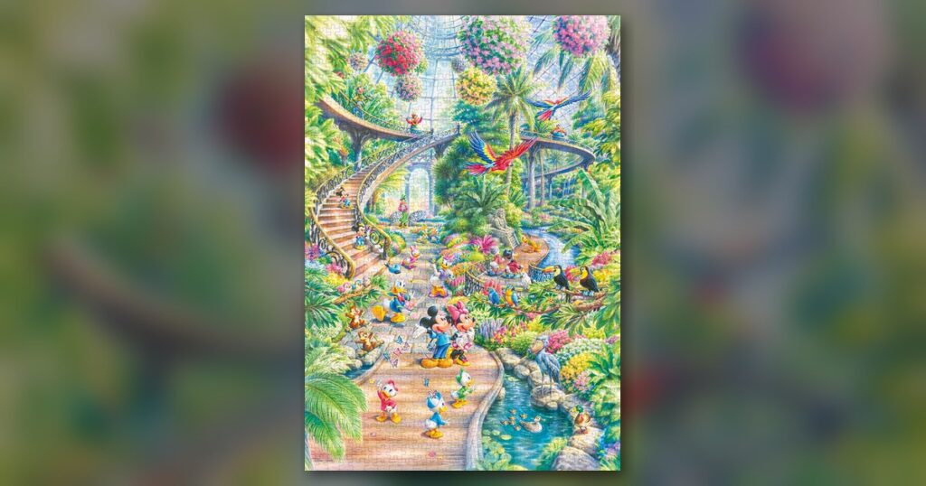 『魅惑のボタニカルガーデン』1000ピース（テンヨー）