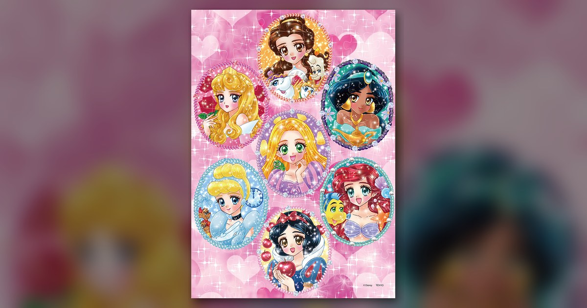 『ディズニープリンセス アート コレクション BY 中川翔子』108ピース（テンヨー）