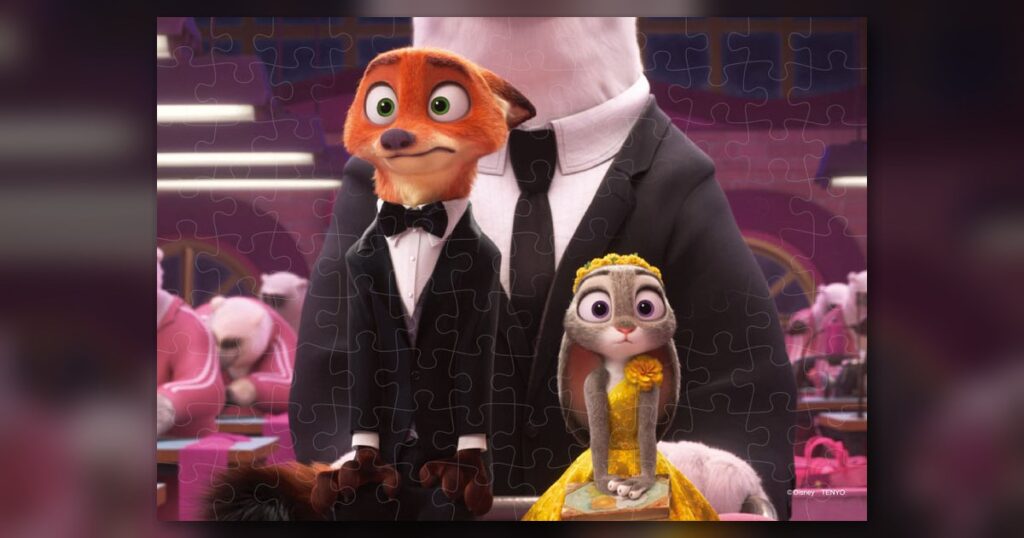 『たどり着いたのは…(ディズニー映画『ズートピア2』)』108ピース（テンヨー）