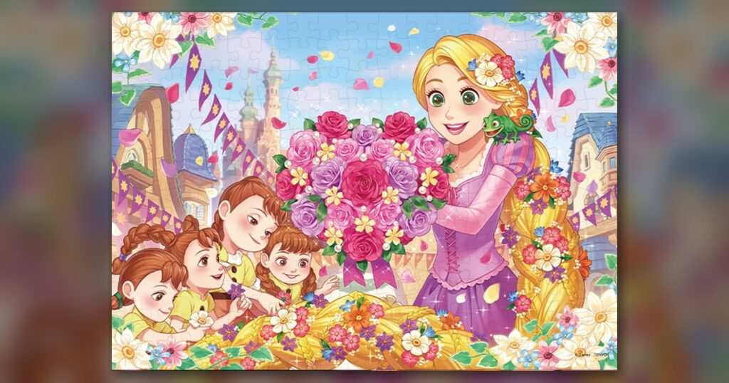 『フラワーモーメント(塔の上のラプンツェル)』200ピース（テンヨー）