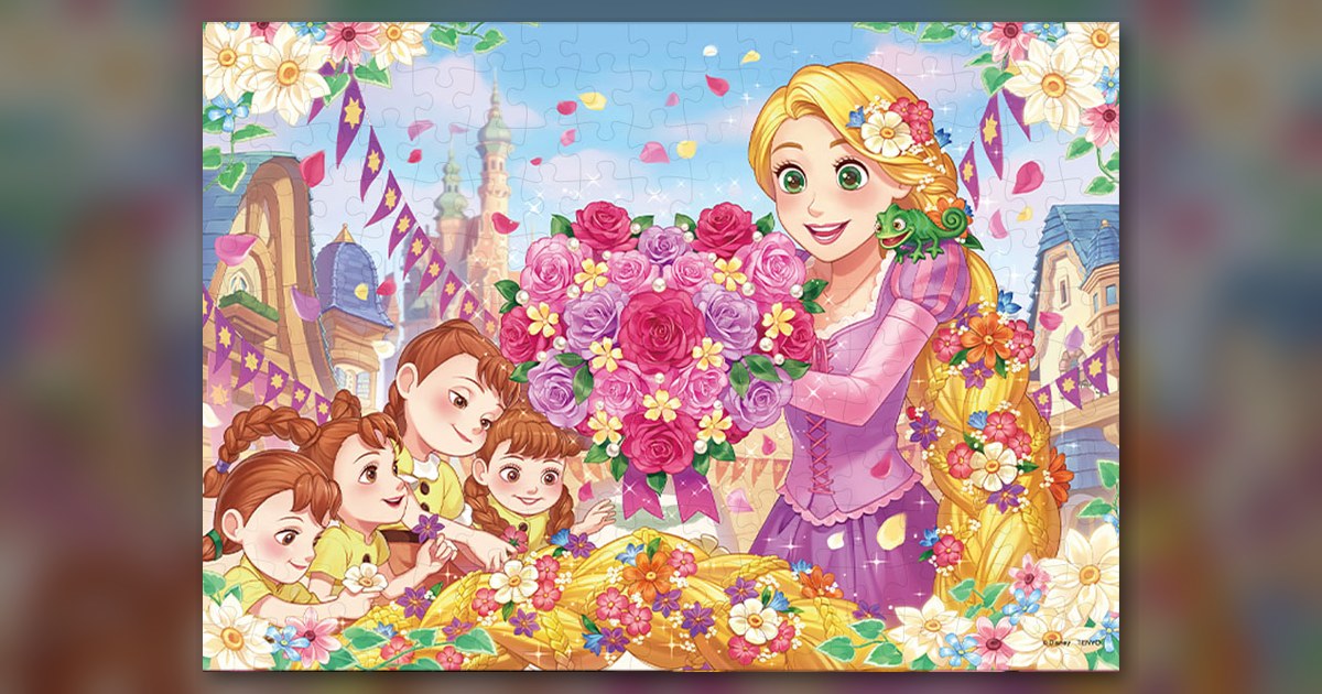 『フラワーモーメント(塔の上のラプンツェル)』200ピース（テンヨー）