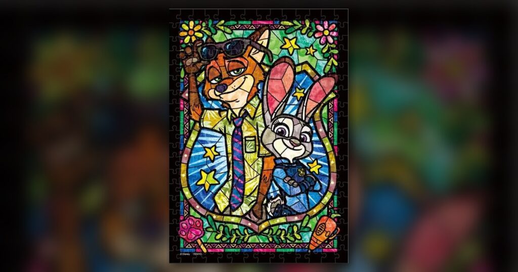 『ジュディ＆ニック ステンドグラス』266ピース（テンヨー）