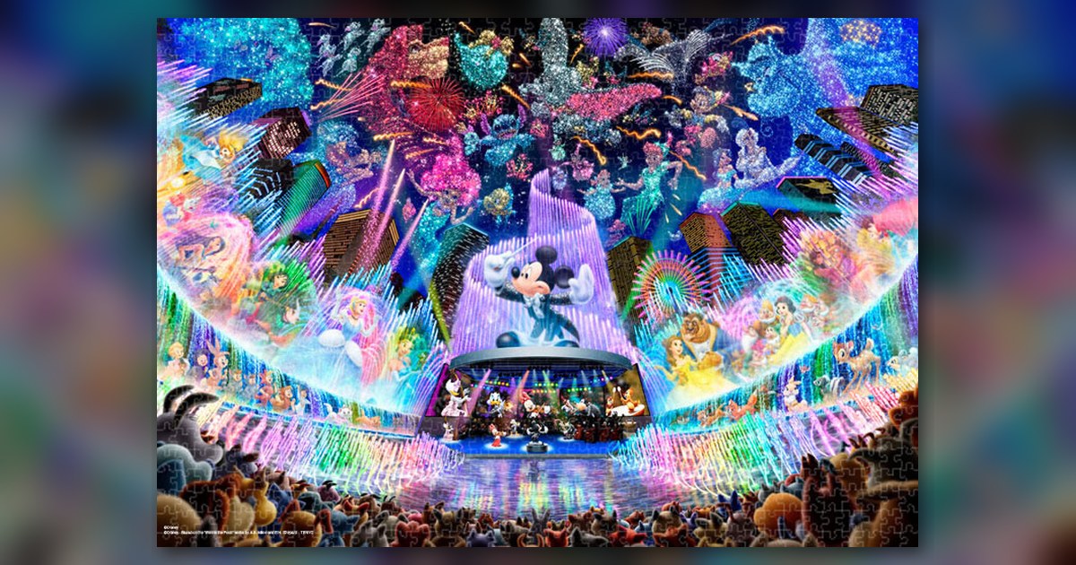 『ディズニー ウォーター ドリーム コンサート』500ピース(テンヨー)