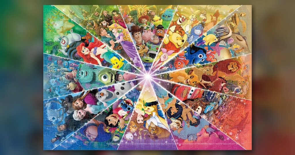 『Color Circle(Disney&Disney/Pixar)』500ピース（テンヨー）