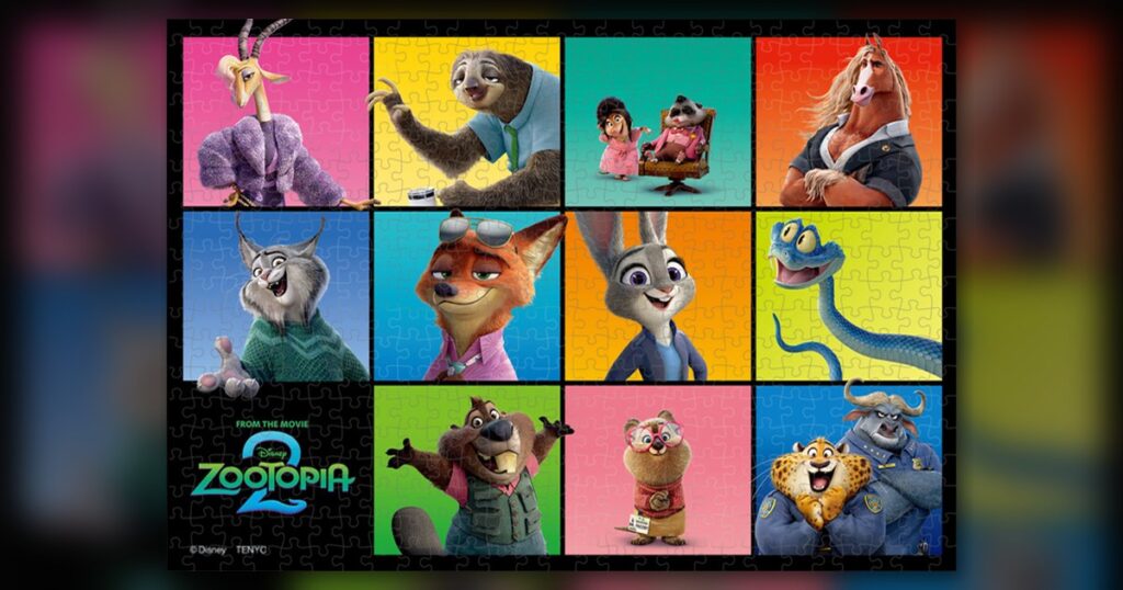 『アンサンブル・ズートピア（ディズニー映画『ズートピア2』)』500ピース（テンヨー）